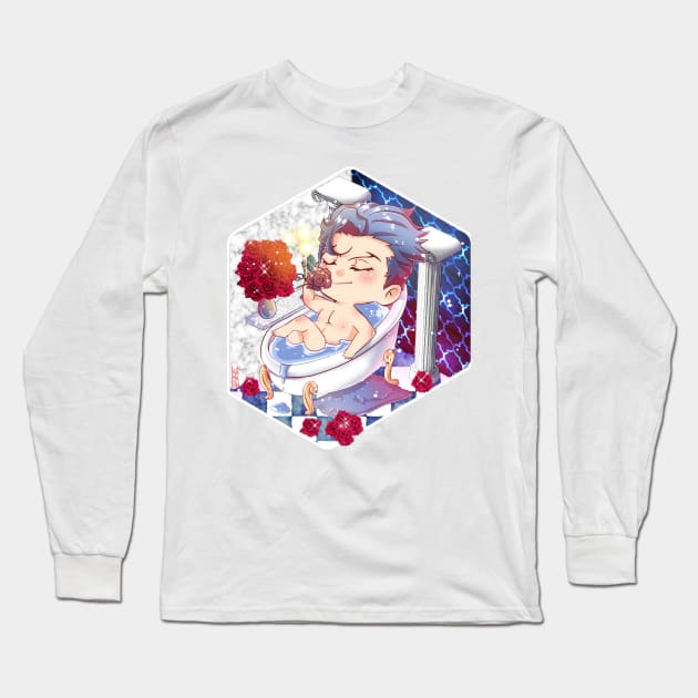 Bath time Adam Long Sleeve T-Shirt by Kamapon's Workshop